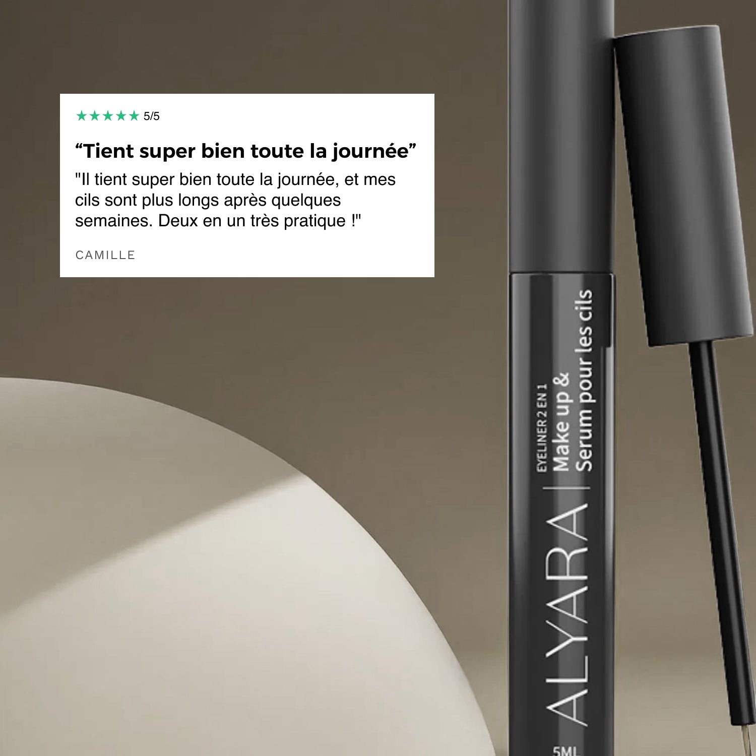 Eyeliner 2 en 1 - Extra Black & Croissance