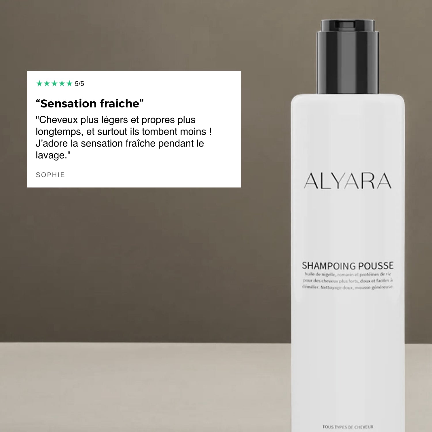 Shampoing pousse