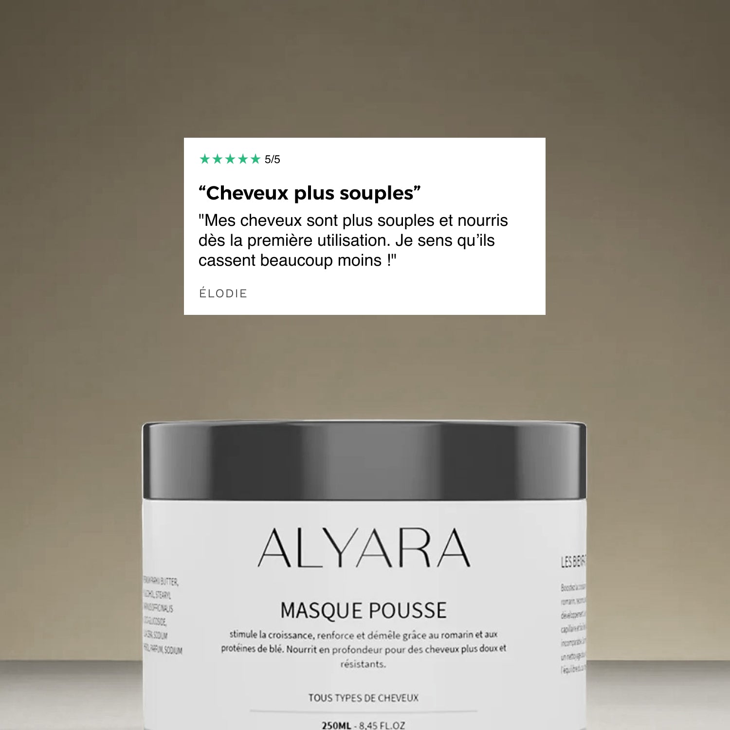 Masque pousse